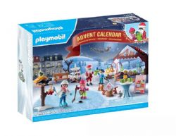 PLAYMOBIL CALENDRIER DE L'AVENT - VISITE AU MARCHÉ DE NOËL #71472